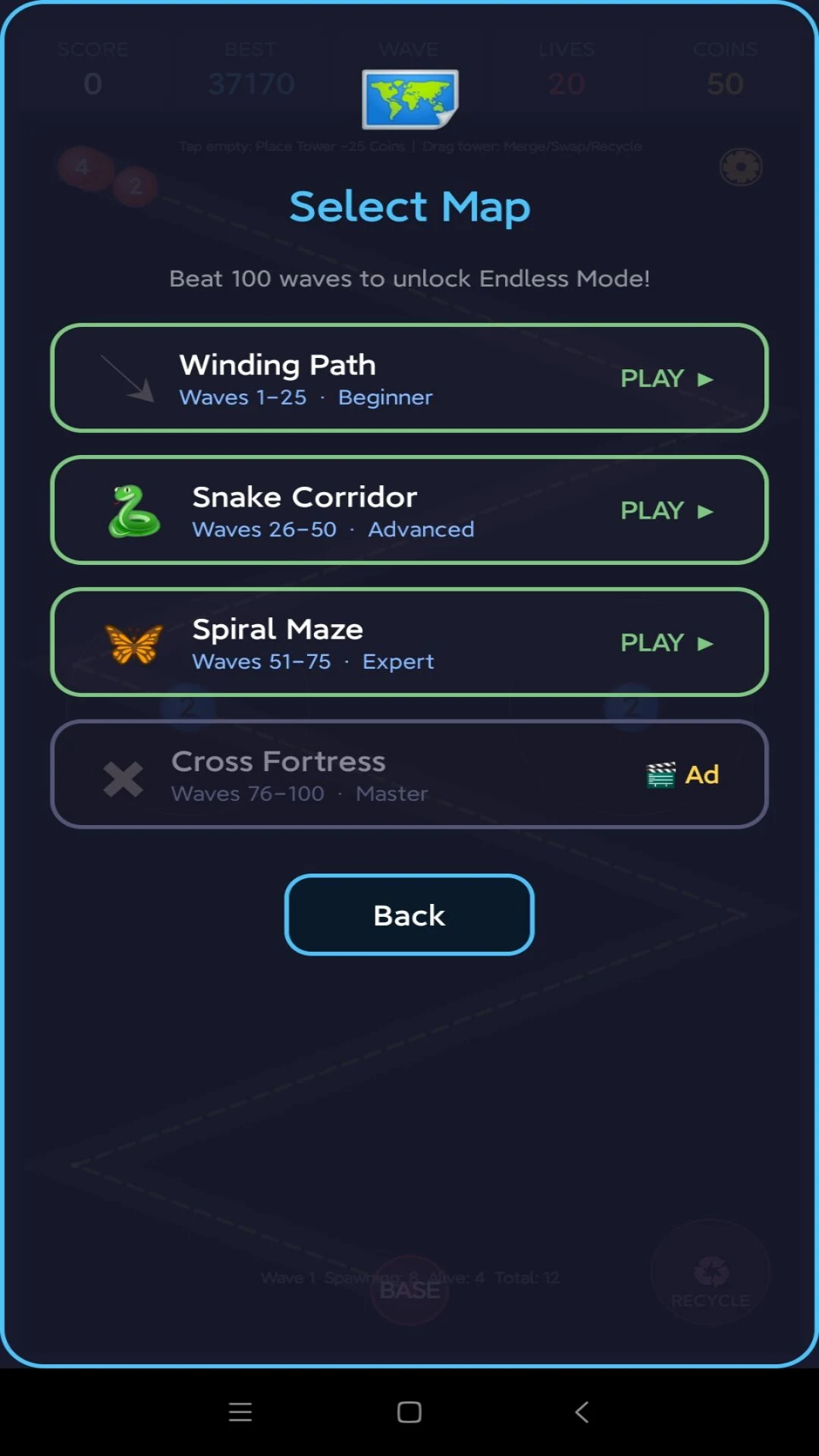 Bubble TD Pop Defense screenshot